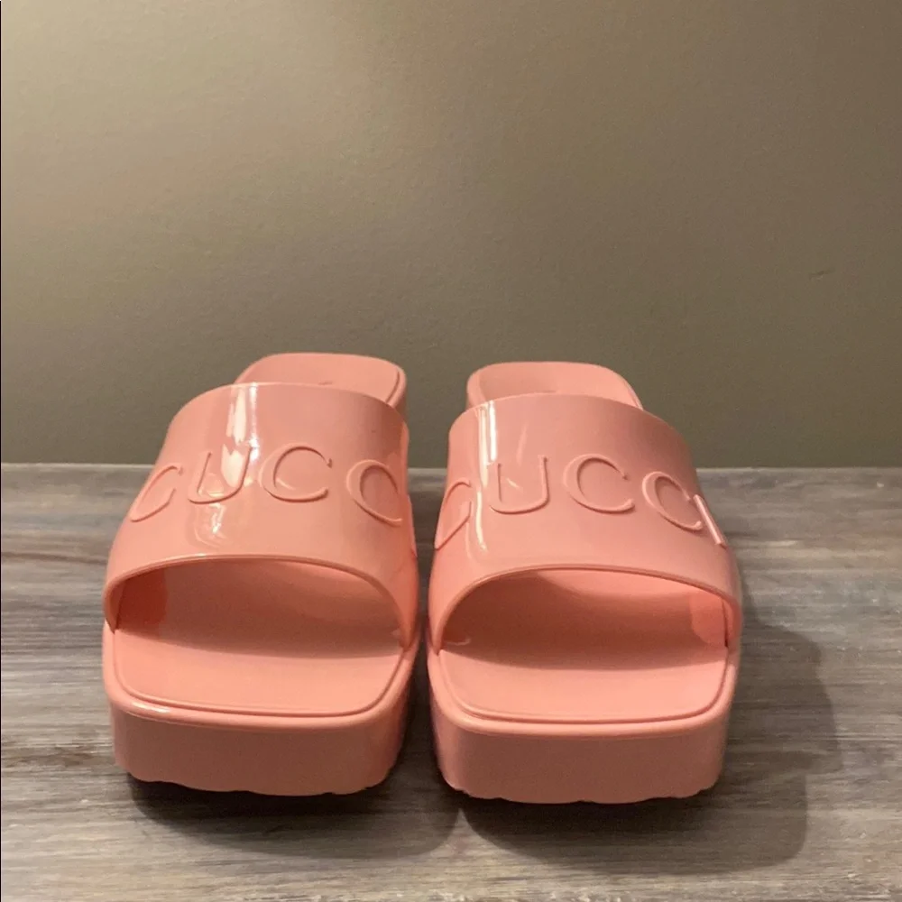 Gucci Pink “wild rose” Sandals - Picture 12 of 15